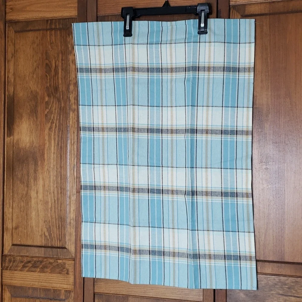 IKEA NWOT Plaid Kitchen Dish Towel and Threshold Dish Cloths